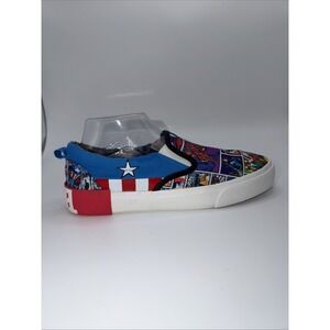 Marvel Mens Super Hero Ground Up Captain America Hulk Slip On Casual Shoes 9
